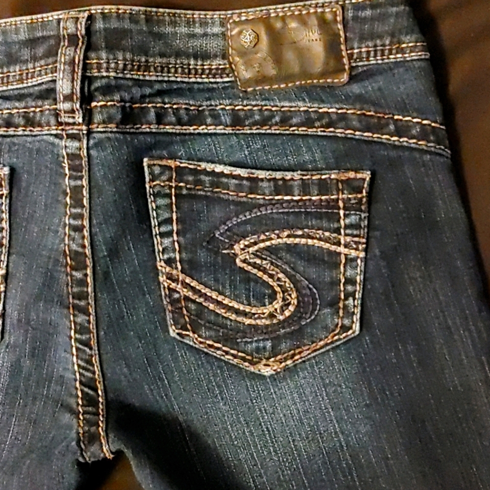 Silver jeans